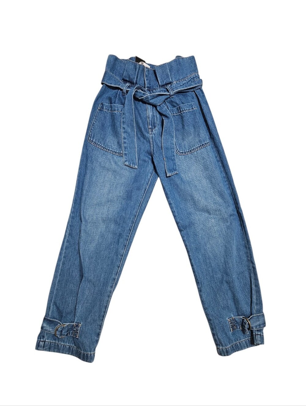 Blank NYC Paperbag Waist Dancing Queen Jeans Cotton NEW